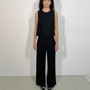 Vintage Maggy London by Kenneth Nolan Sleeveless Jumpsuit with Pockets Sz 6
